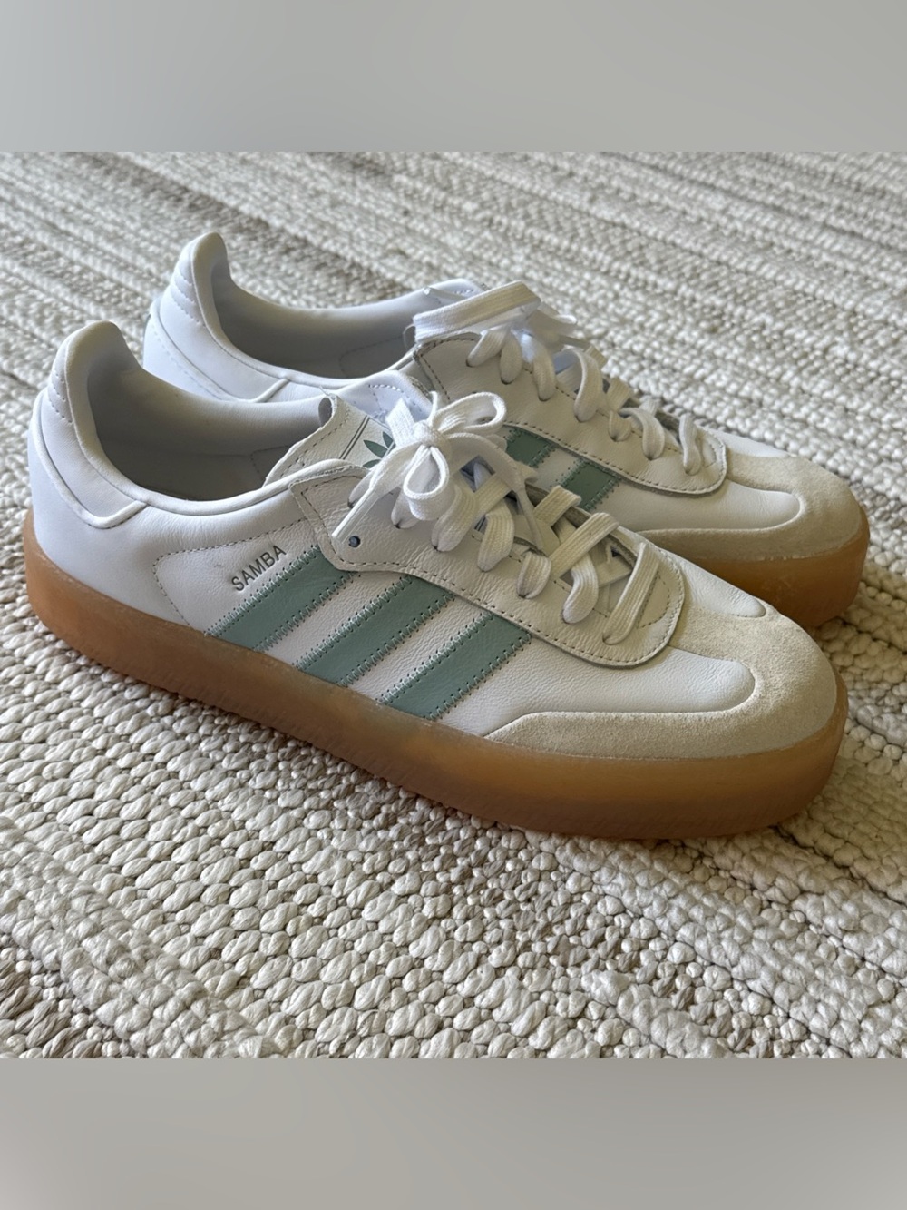 Adidas Women's samba 'White Wonder Blue' / JP5609 / Womens Size 9.5